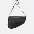 LARGE SOFT SADDLE HANDBAG WITH STRAP