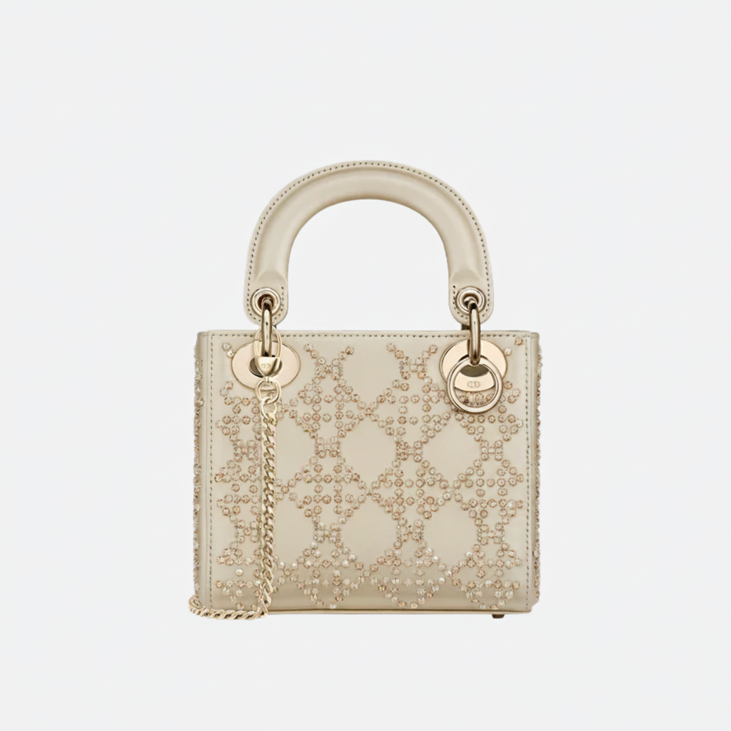 MINI LADY WITH PEARL EMBROIDERY